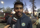 ROCHENSES EN SANTIAGO ALENTANDO A LA CELESTE
