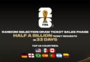 El periodo de solicitudes del sorteo aleatorio de la Copa Mundial de la FIFA 2026™ concluye con más de 500 millones de peticiones de entradas